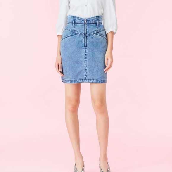 Rebecca Taylor Dresses & Skirts - La Vie Rebecca Taylor Blue Denim Mini Skirt sz 27/Small